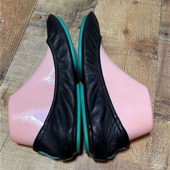 Tieks By Gavrieli Matte Black Leather Ballet Flats Size 7 - Picture 10 of 10